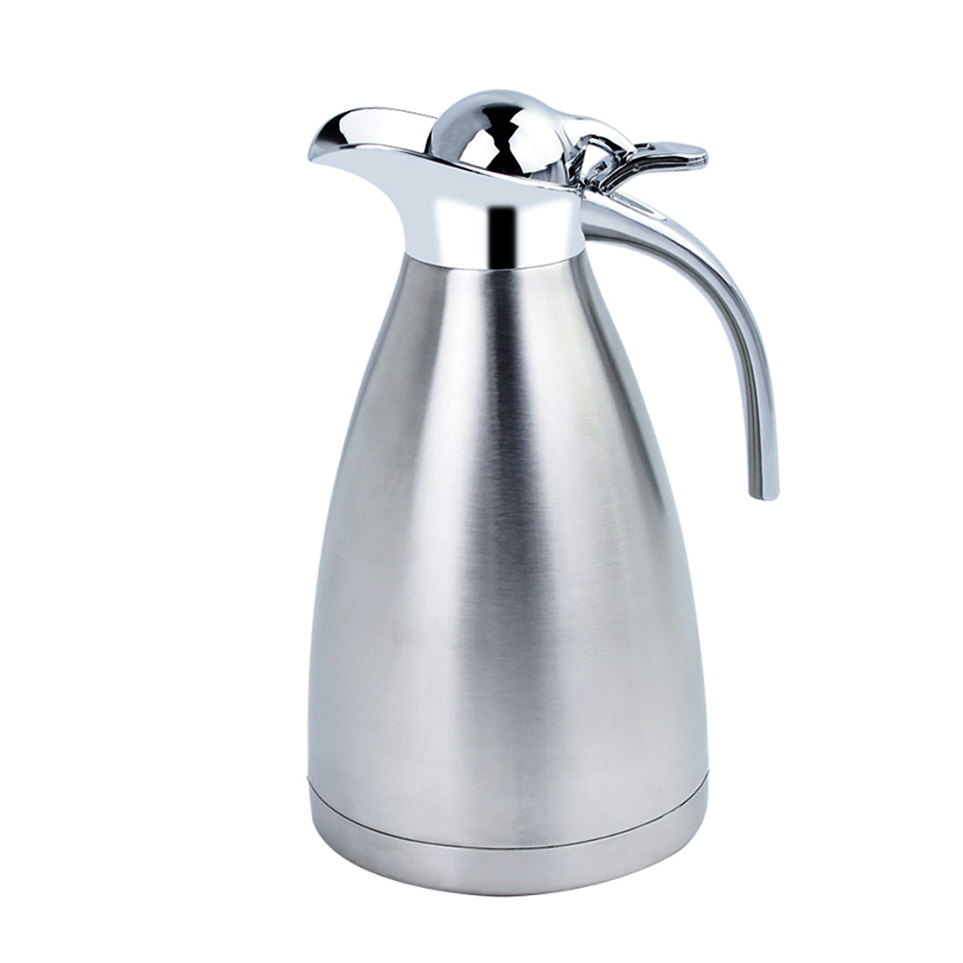 SOGA 1.5L Silver Color 3-Layer Inner Stainless Steel, Vacuum Insulated and Outer Stainless Steel Thermal Flask • LUZ-BottleWKE21