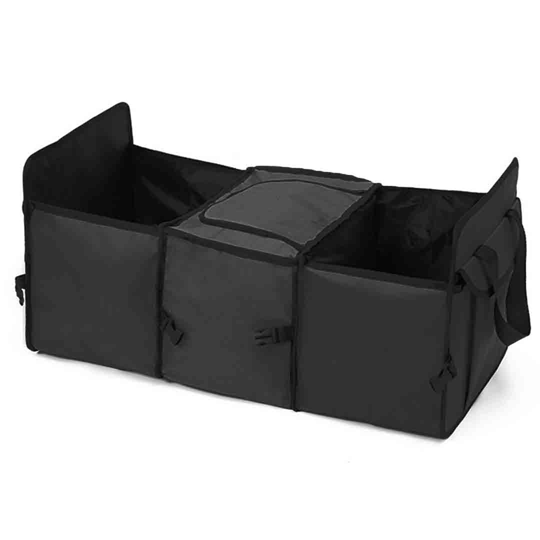 SOGA Car Portable Storage Box Waterproof Oxford Cloth Multifunction Organizer Black LUZ-CarStorageBoxBlack