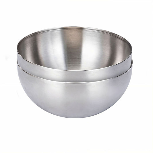 SOGA 15cm Elegant Silver Salad Bowl with Model 201 A Versatile Kitchen Essential • LUZ-VICSoupPot39