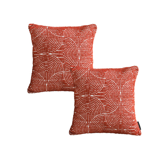 SOGA 2X 50Cm Red Oversized Pillow Perfect Cinnabar Outdoor/Indoor Lumbar Throw Pillow • LUZ-FrenchCushion218X2