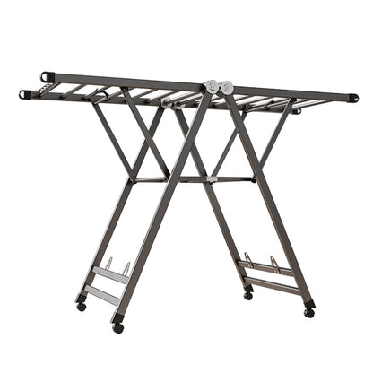 SOGA 1.6m Portable Wing Shape Clothes Drying Rack Foldable Space-Saving Laundry Holder • LUZ-BSYXYJ160