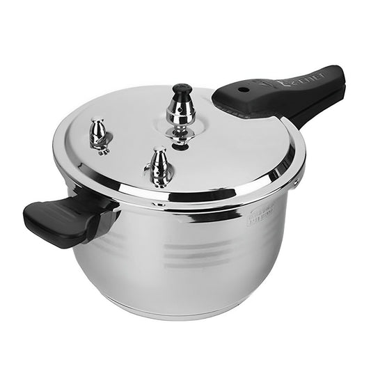 8L Commercial Grade Stainless Steel Pressure Cooker • LUZ-StainlessSteelPressureCooker8L