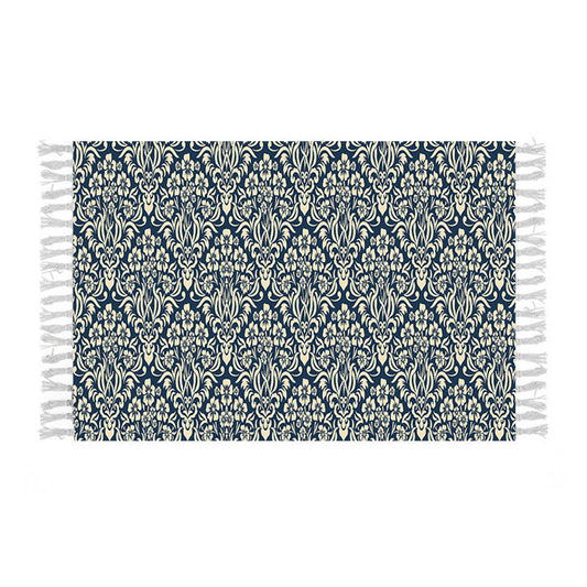 SOGA 90cm Cotton Polyester Vintage Area Rugs Living Room Hallway Floor Kitchen, Home Decor • LUZ-CarpetFLSXBB14