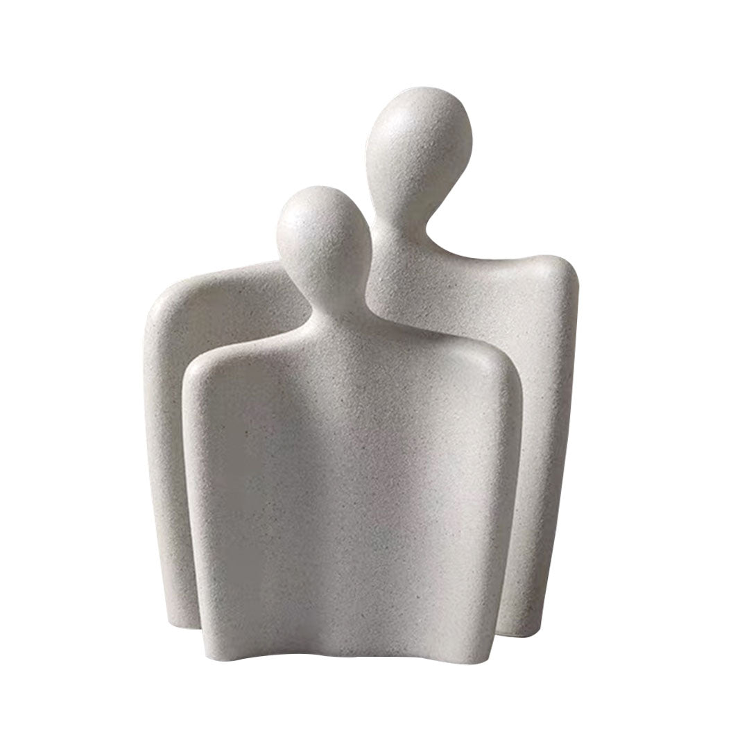 SOGA Ornament Set of 2 Abstract Human Figurine Sculptures Minimalist Modern Art Statues for Home Décor • LUZ-Ornament2948
