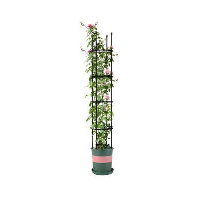 SOGA 163cm 4-Bar Plant Frame Stand Trellis Vegetable Flower Herbs Outdoor Vine Support Garden Rack with Rings • LUZ-PlantTube163