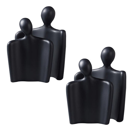 SOGA 2X Ornament Set of 2 Abstract Human Figurine Sculptures Minimalist Modern Art Statues for Home DÃ©cor • LUZ-Ornament2949X2