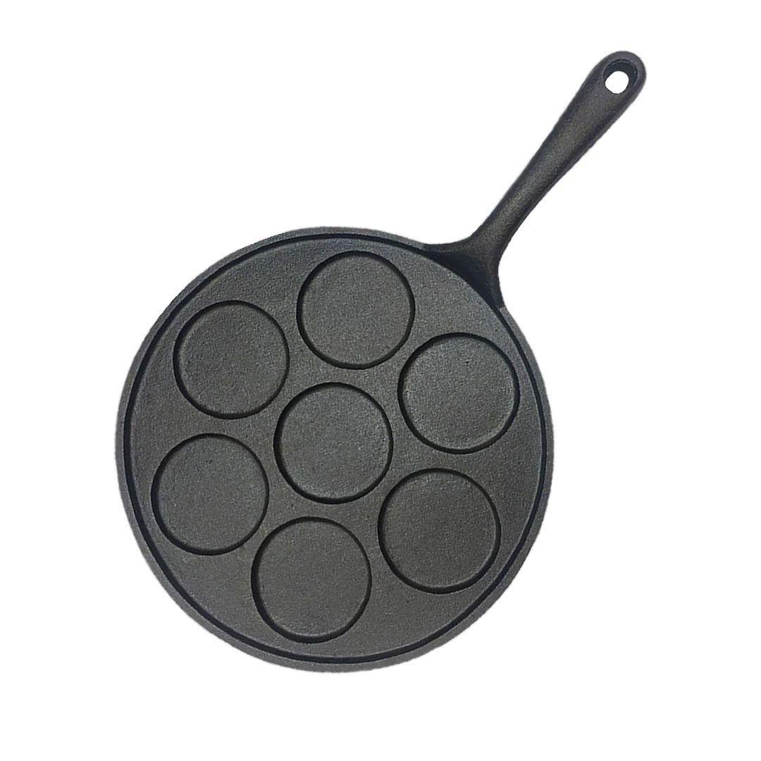 SOGA 23cm Cast Iron Takoyaki Fry Pan Octopus Balls Maker 7 Hole Cavities Grill Mold • LUZ-ZPai022