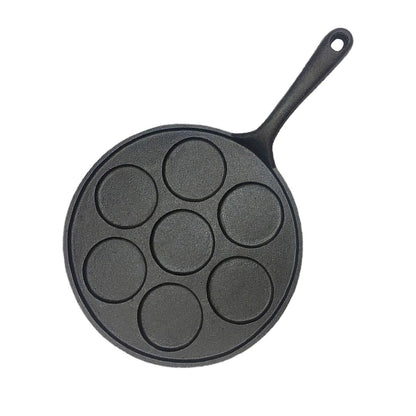 SOGA 23cm Cast Iron Takoyaki Fry Pan Octopus Balls Maker 7 Hole Cavities Grill Mold • LUZ-ZPai022