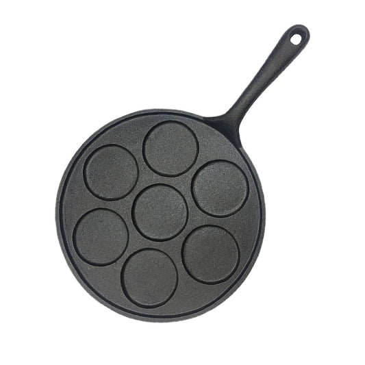 SOGA 23cm Cast Iron Takoyaki Fry Pan Octopus Balls Maker 7 Hole Cavities Grill Mold • LUZ-ZPai022
