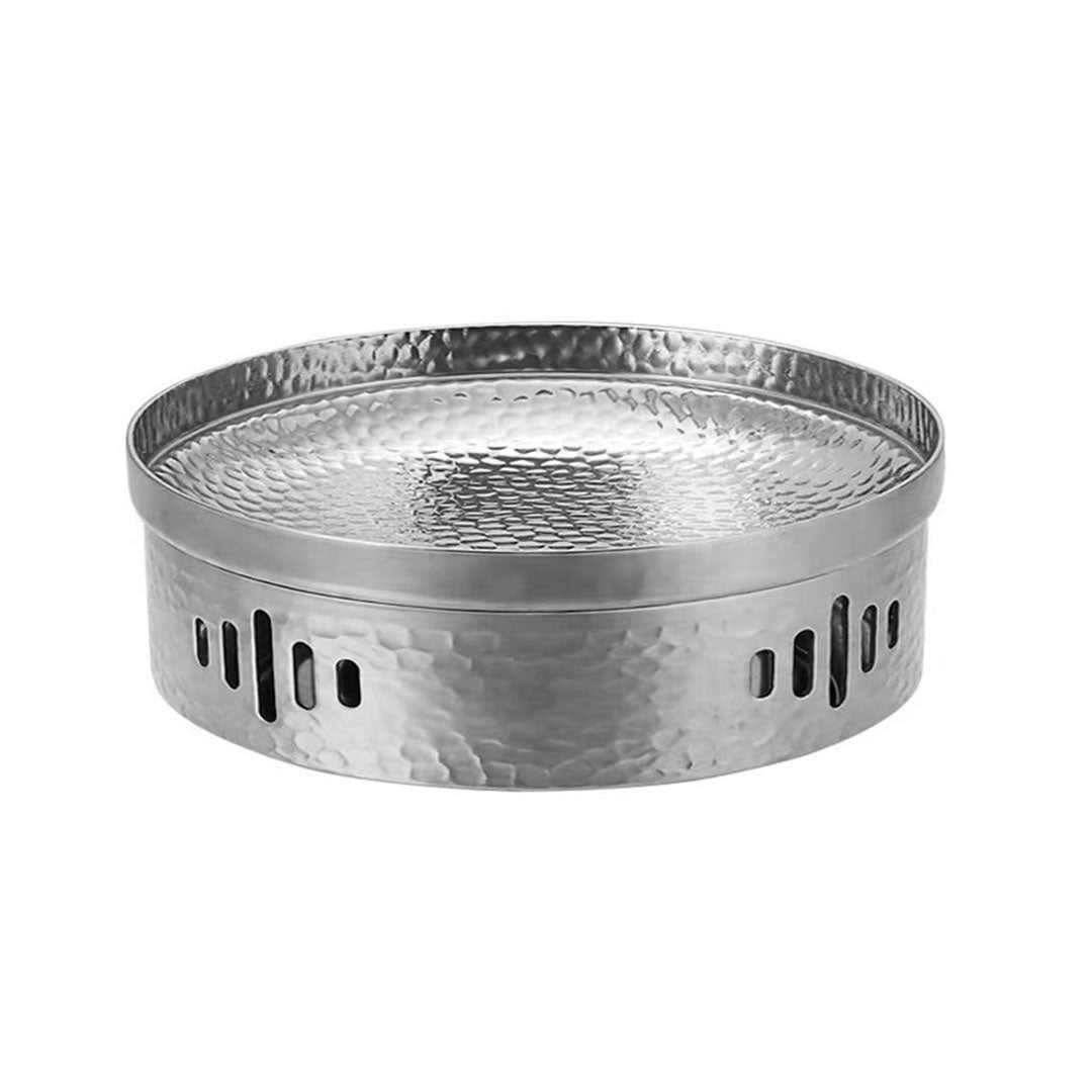 SOGA 28cm Hammered Texture Dry Pot in Natural Silver Color, a Kitchen Essential • LUZ-VICSoupPot34