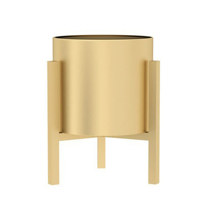 SOGA 30CM Gold Metal Plant Stand with Flower Pot Holder Corner Shelving Rack Indoor Display • LUZ-FPotH32GLD