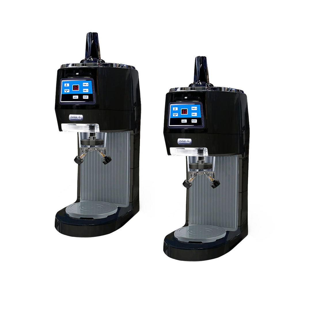 SOGA 2X 300 Watts Electric Ice Shaver Automatic Crusher Slicer Commercial Machine 70kgs/h Black • LUZ-IceShaverBY208SX2