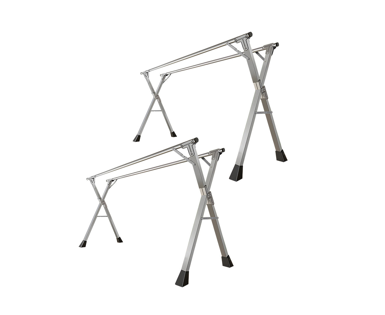 SOGA 2X  2m Portable Standing Clothes Drying Rack Foldable Space-Saving Laundry Holder Indoor Outdoor • LUZ-BSXG2509X2