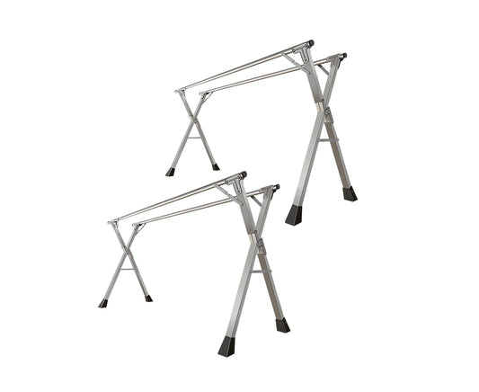 SOGA 2X  2m Portable Standing Clothes Drying Rack Foldable Space-Saving Laundry Holder Indoor Outdoor • LUZ-BSXG2509X2