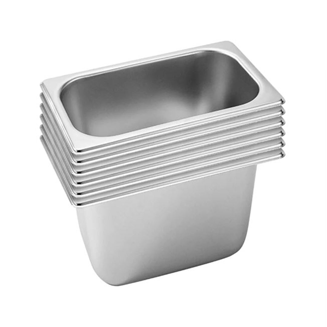 SOGA 6X Gastronorm GN Pan Full Size 1/3 GN Pan 20cm Deep Stainless Steel Tray • LUZ-GastronormPans5444X6