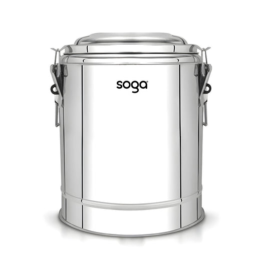 SOGA 50L Stainless Steel Insulated Stock Pot Hot & Cold Beverage Container • LUZ-InsulatedPot3206