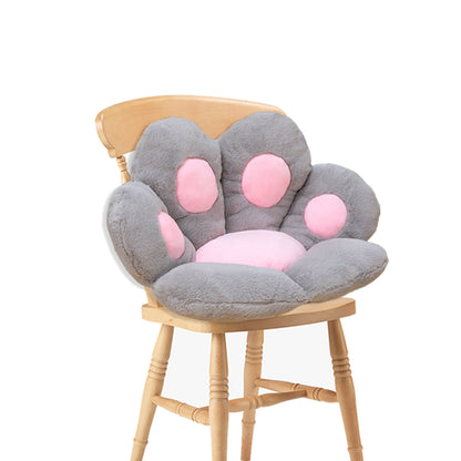 SOGA Grey Paw Shape Cushion Warm Lazy Sofa Decorative Pillow Backseat Plush Mat Home Decor • LUZ-SCushion017