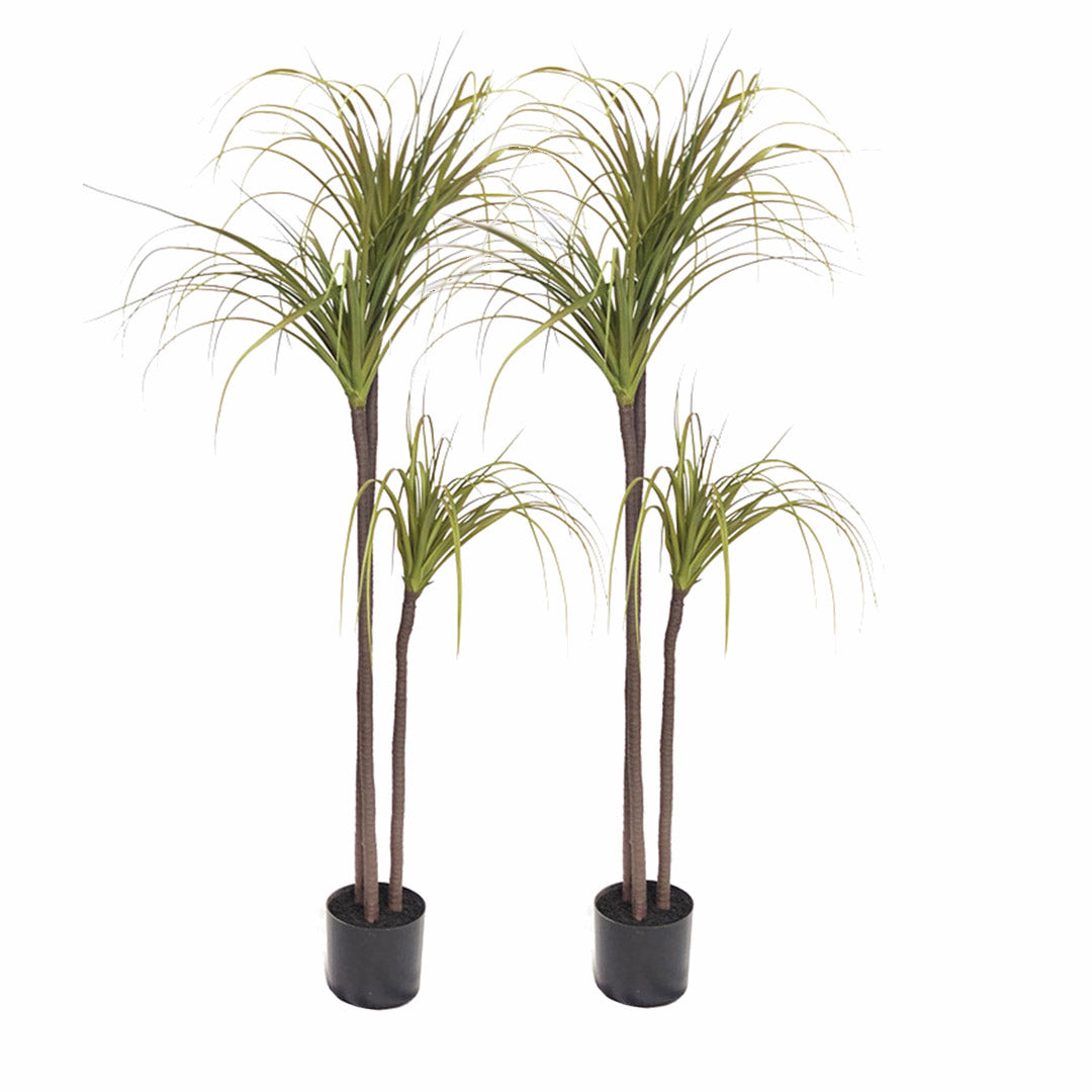 SOGA 2X 145cm Artificial Dracaena Plant Fake Potted, Simulation Tree Fake Plant Home Decor • LUZ-APlantFHL15584X2