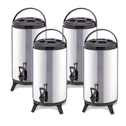 SOGA 4X 18L Portable Insulated Cold/Heat Coffee Tea Beer Barrel Brew Pot With Dispenser • LUZ-BeverageDispenser18LX4