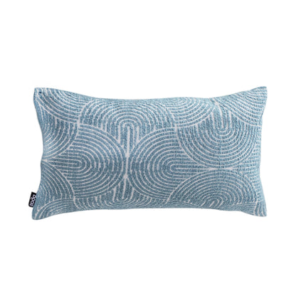 SOGA 35cm Blue Throw Pillow Geometric Indoor and Outdoor Corded for Home Decor • LUZ-FrenchCushion320