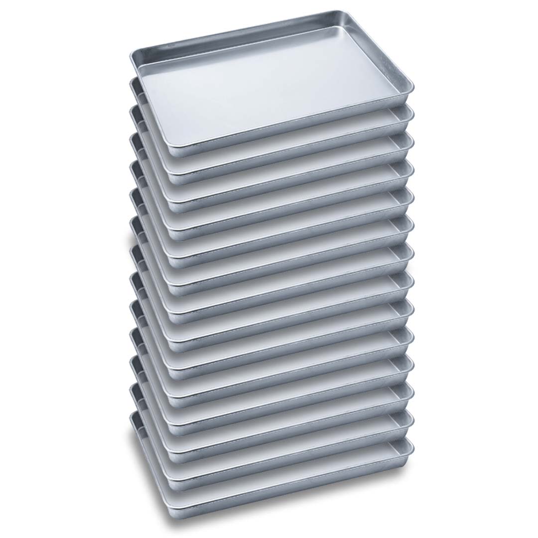 SOGA 14X Aluminium Oven Baking Pan Cooking Tray for Baker Gastronorm 60*40*5cm • LUZ-GastronormPlate6040X14
