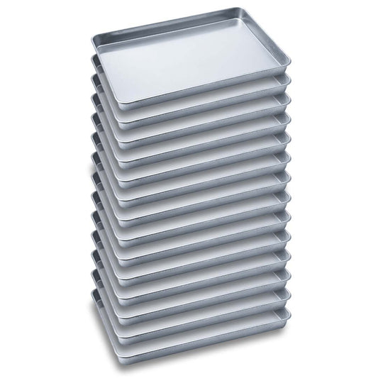SOGA 14X Aluminium Oven Baking Pan Cooking Tray for Baker Gastronorm 60*40*5cm • LUZ-GastronormPlate6040X14