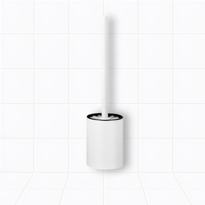 SOGA 27cm Wall-Mounted Toilet Brush with Holder Bathroom Cleaning Scrub White • LUZ-TAN1045