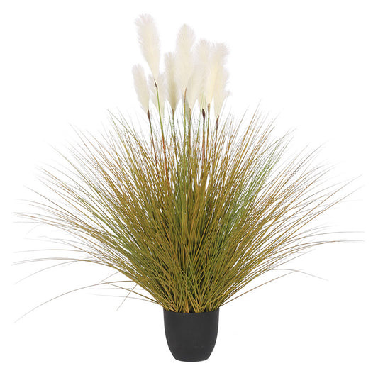 SOGA 137cm Artificial Indoor Potted Reed Bulrush Grass Tree Fake Plant Simulation Decorative • LUZ-APlantFH621