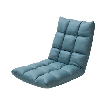 SOGA Green Lounge Floor Recliner Adjustable Gaming Sofa Bed Foldable Indoor Outdoor Backrest Seat Home Office Decor • LUZ-LoungeD1461
