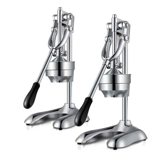 SOGA 2x Stainless Steel Manual Juicer Hand Press Juice Extractor Squeezer Orange Citrus • LUZ-JuicerManualSSX2