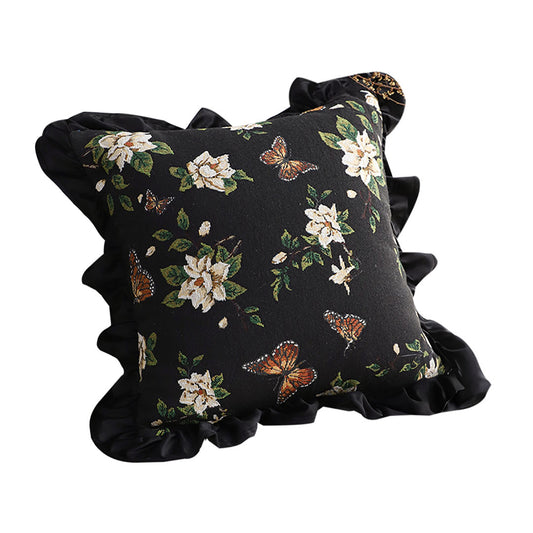SOGA 45cm Square Vintage Decorative Embroidered Square Throw Pillow • LUZ-FrenchCushion241