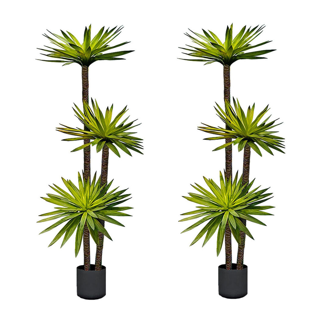 SOGA 2X 180cm Yucca Tree Giant Palm Lily Living Room Artificial Plant Home Accent Decor • LUZ-APlantFHDJL1803X2