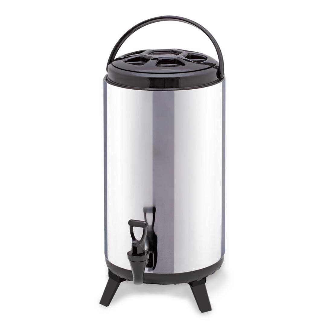 SOGA 18L Portable Insulated Cold/Heat Coffee Tea Beer Barrel Brew Pot With Dispenser • LUZ-BeverageDispenser18L