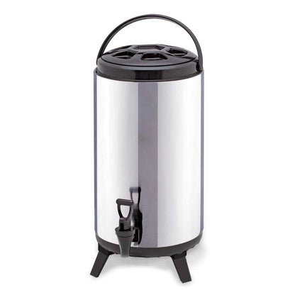 SOGA 18L Portable Insulated Cold/Heat Coffee Tea Beer Barrel Brew Pot With Dispenser • LUZ-BeverageDispenser18L