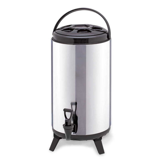 SOGA 18L Portable Insulated Cold/Heat Coffee Tea Beer Barrel Brew Pot With Dispenser • LUZ-BeverageDispenser18L