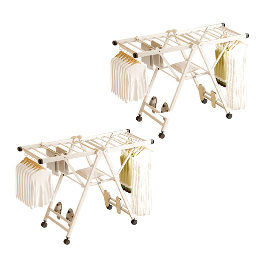 SOGA 2X 140cm Portable Wing Shape Clothes Drying Rack Foldable Space-Saving Laundry Holder • LUZ-BSYXYJ14011X2