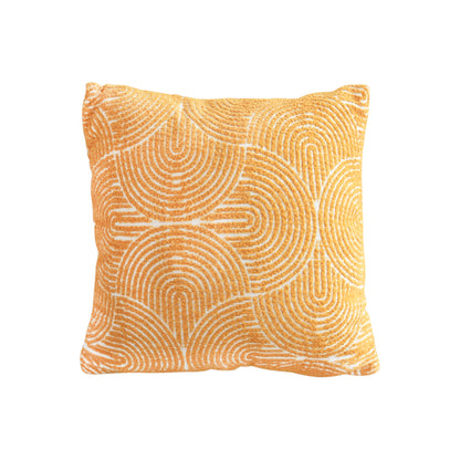 SOGA 50cm Mustard Yellow Throw Pillow Geometric Indoor and Outdoor Corded for Home Decor • LUZ-FrenchCushion321