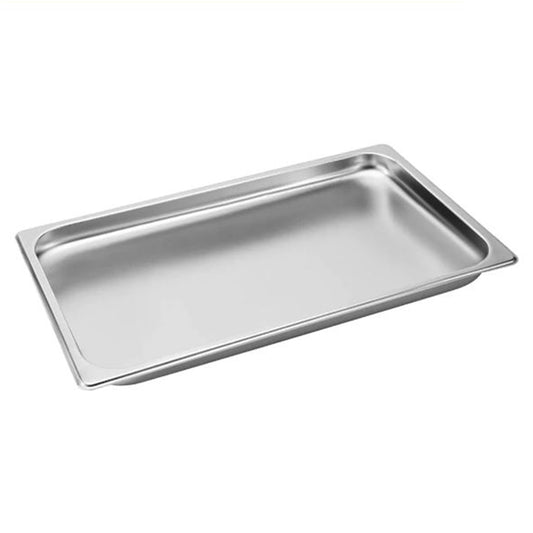 SOGA Gastronorm GN Pan Full Size 1/1 GN Pan 2cm Deep Stainless Steel Tray • LUZ-GastronormPans5401X1