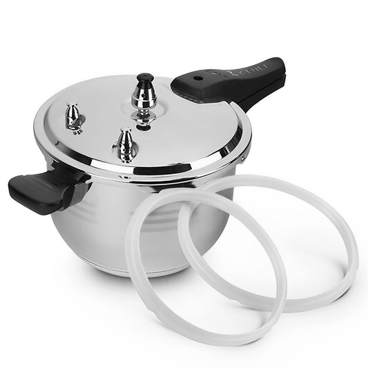 4L Commercial Grade Stainless Steel Pressure Cooker With Seal • LUZ-SSPCooker4LwSeal