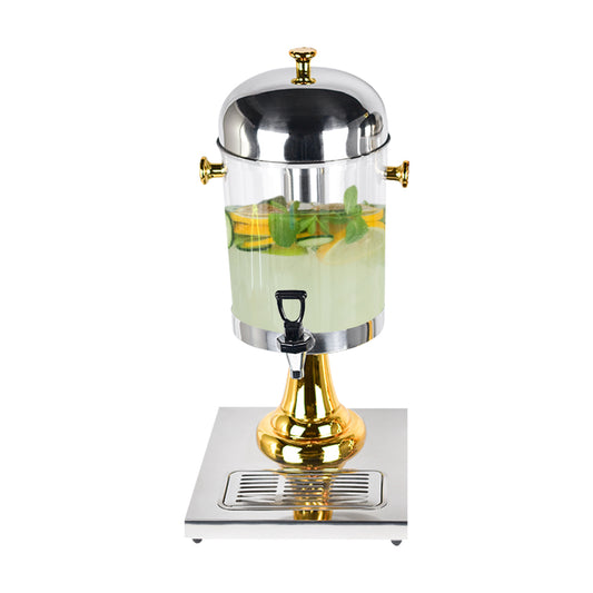 SOGA Single 8L Stainless Steel Dispenser Beverage Juicer Transparent Commercial Drink Container Jug • LUZ-VICDispenser5707