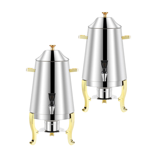 SOGA 2X Stainless Steel Dispenser Beverage Juicer Commercial Buffet Drink Container Jug with Side Handles • LUZ-VICDispenser5711X2