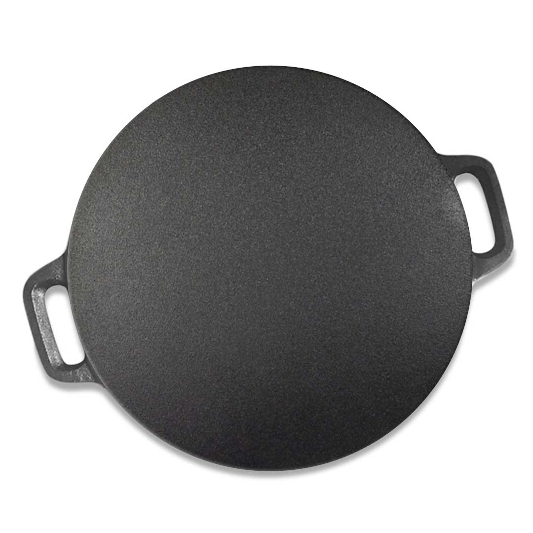 SOGA 40X33cm Cast Iron Induction Crepes Pan Baking Cookie Pancake Pizza Bakeware • LUZ-ZPai005