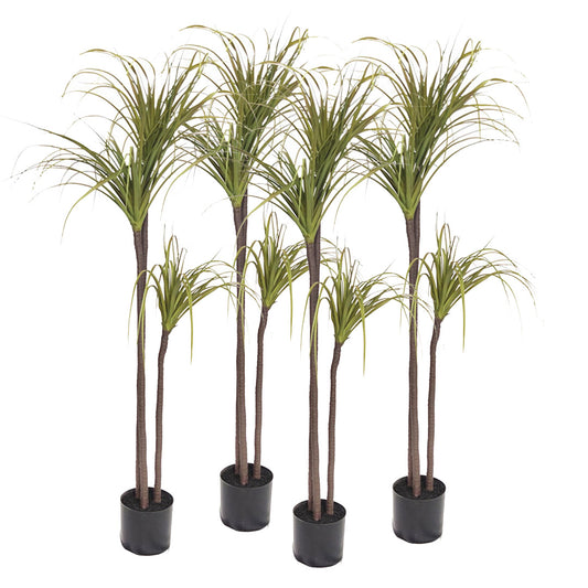SOGA 4X 145cm Artificial Dracaena Plant Fake Potted, Simulation Tree Fake Plant Home Decor • LUZ-APlantFHL15584X4