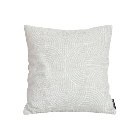 SOGA 50cm Throw Pillow Off White Lumbar Embroidered Decorative Cover Stitch for Home Decor • LUZ-FrenchCushion318