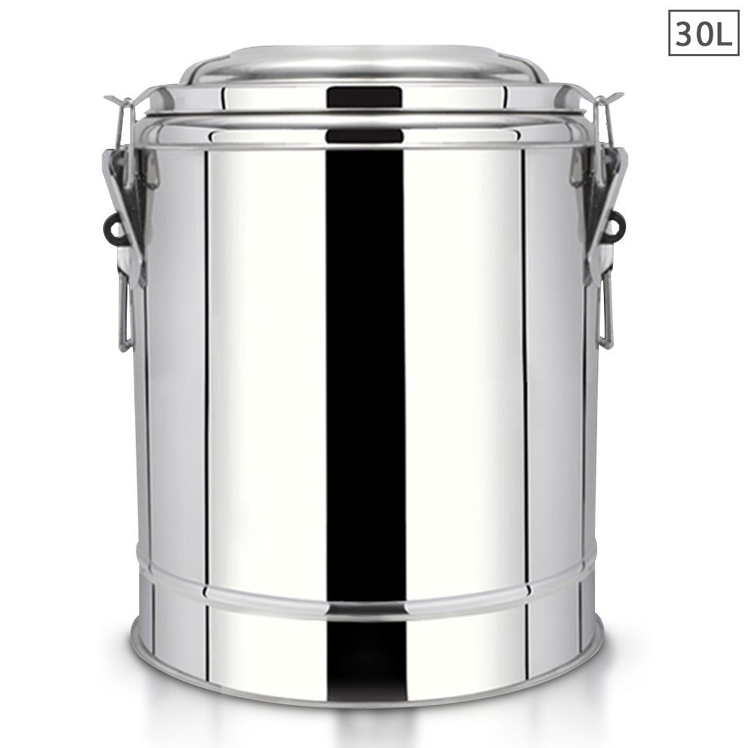 SOGA 30L Stainless Steel Insulated Stock Pot Hot & Cold Beverage Container • LUZ-InsulatedPot3203