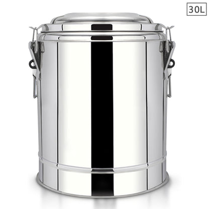 SOGA 30L Stainless Steel Insulated Stock Pot Hot & Cold Beverage Container • LUZ-InsulatedPot3203