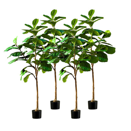 SOGA 4X 155cm Green Artificial Indoor Qin Yerong Tree Fake Plant Simulation Decorative • LUZ-APlantFH15536X4