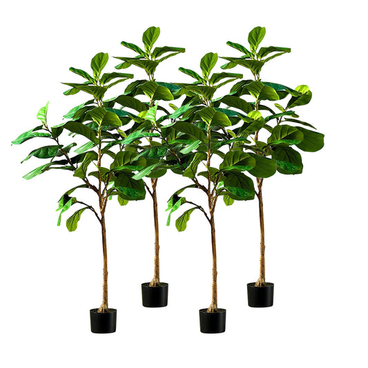 SOGA 4X 155cm Green Artificial Indoor Qin Yerong Tree Fake Plant Simulation Decorative • LUZ-APlantFH15536X4