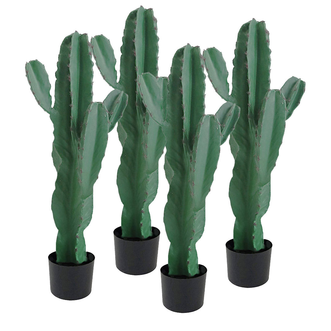 SOGA 4X 70cm Green Artificial Indoor Cactus Tree Fake Plant Simulation Decorative 5 Heads • LUZ-APlantFHLT705X4