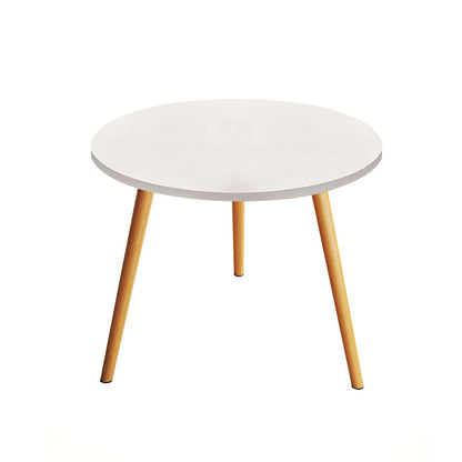 SOGA 60x60cm White Small Side Coffee Table Living Room Balcony Home Décor Style • LUZ-TableTea20